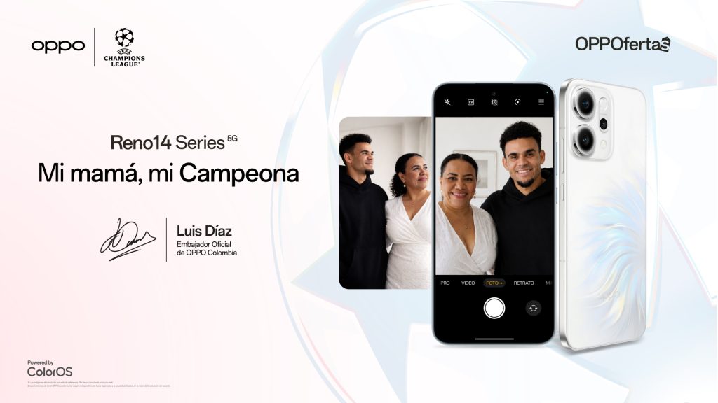 “Mi mamá, mi campeona”: el homenaje de OPPO y Luis Díaz a quienes siempre están presentes