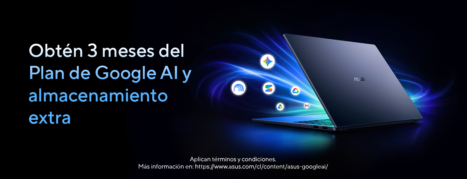 Desbloquea el potencial de Google AI con laptops ASUS seleccionadas